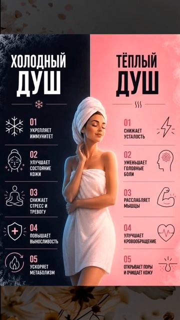 Польза душа