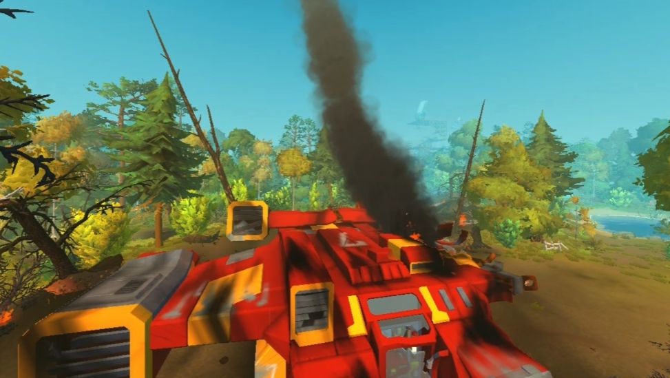 Бобрик выживает в Scrap Mechanic!