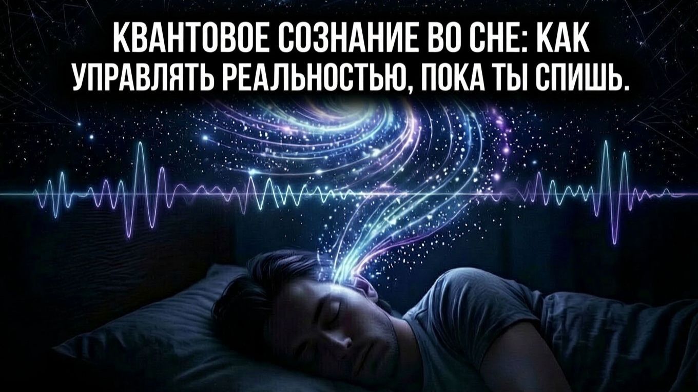 Квантовое сознание: как управлять реальностью, пока ты спишь. 4К (3D)
