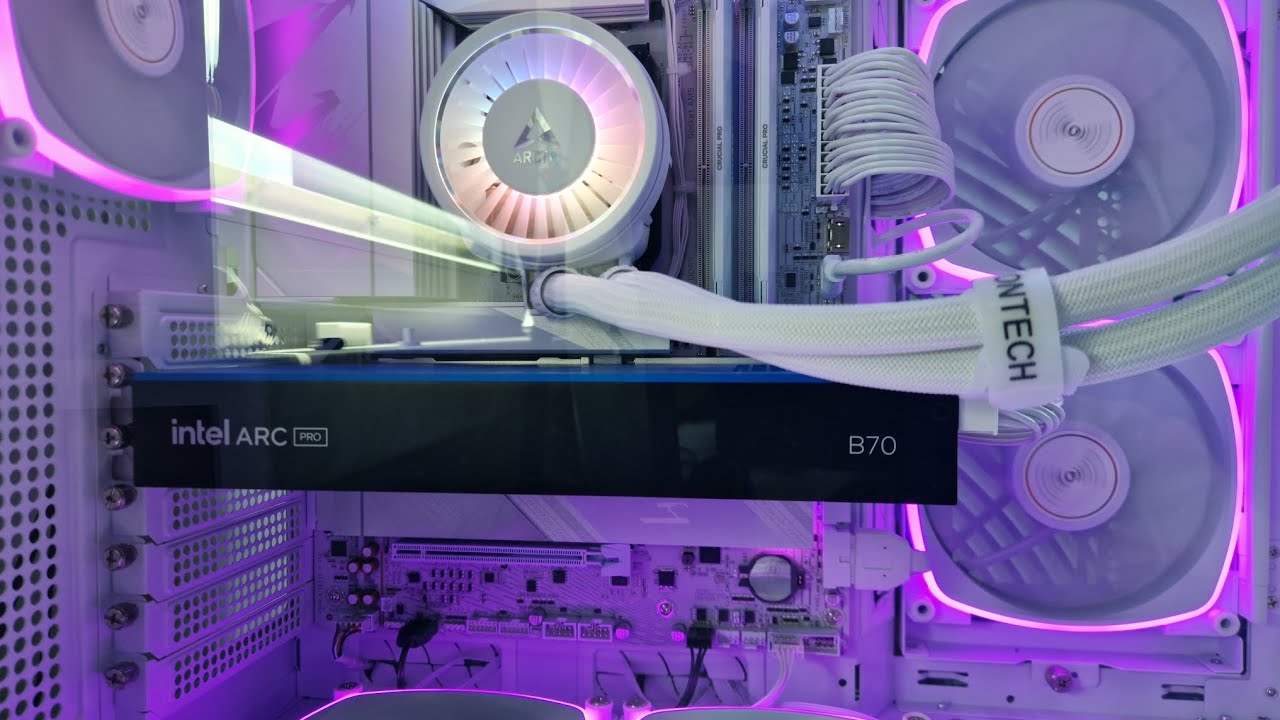 Intel Arc Pro B70 32 GB, отзыв владельца