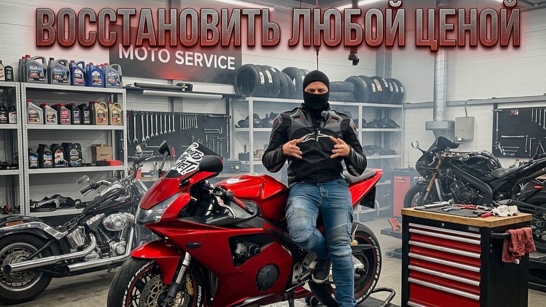 Honda CBR 954 Fireblade по низу рынка! Восстановить любой ценой. ФИНАЛ! Часть 2
