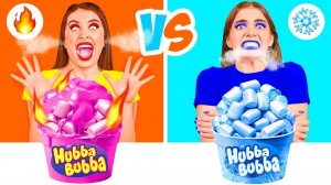 Холодная или Горячая Еда Челлендж # Эпичная Битва с Едой от Fun Challenge