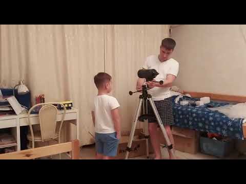 Сборка первого телескопа Левенгук МАК 90 плюс в таймлапс