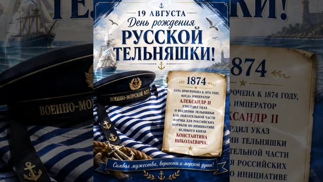 Песня. Русская тельняшка. 19 августа День рождения русской тельняшки.