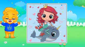 Детский развивающий мультфильм, пазлы, головоломка