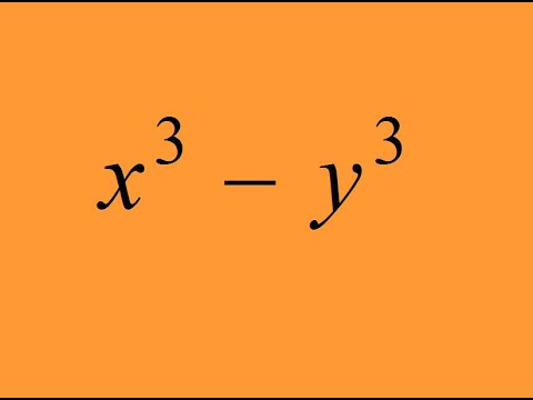 What Is Difference Of Cubes?