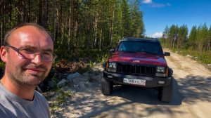 Взяли трофей, рыбалка в Карелии