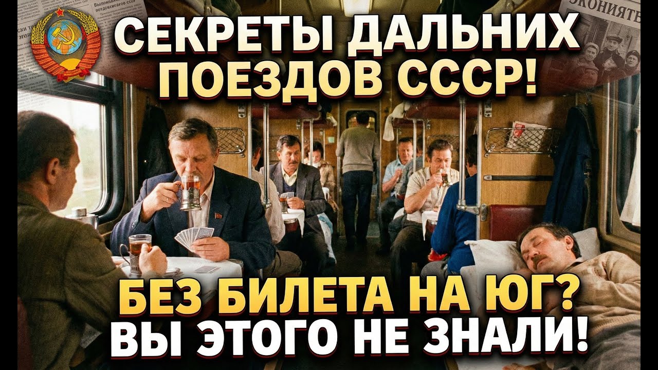 Как путешествовали на поездах дальнего следования