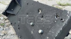 Последствия обстрела в Луганске