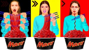 Быстрая Средняя или Медленная Скорость Еды Челлендж # Умные Гаджеты или Лайфхаки от Fun Challen