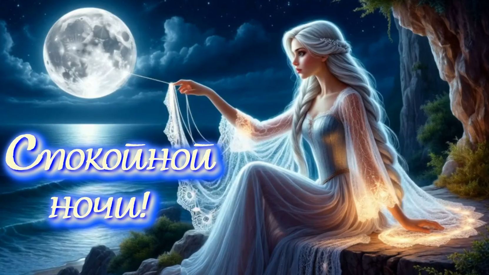 Спокойной ночи! Красивая песня с пожеланиями волшебных и счастливых снов!