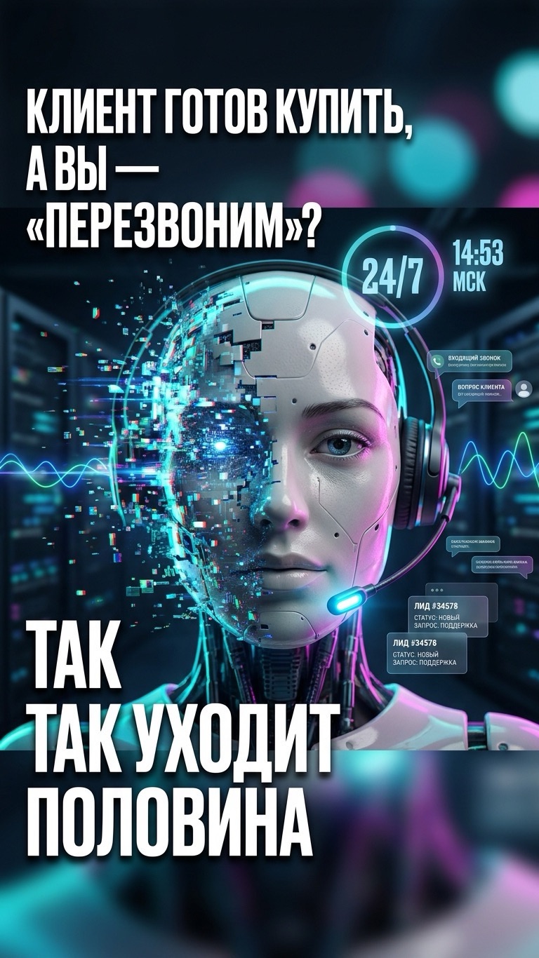 🤖 Клиент готов купить — а ты отвечаешь завтра?
