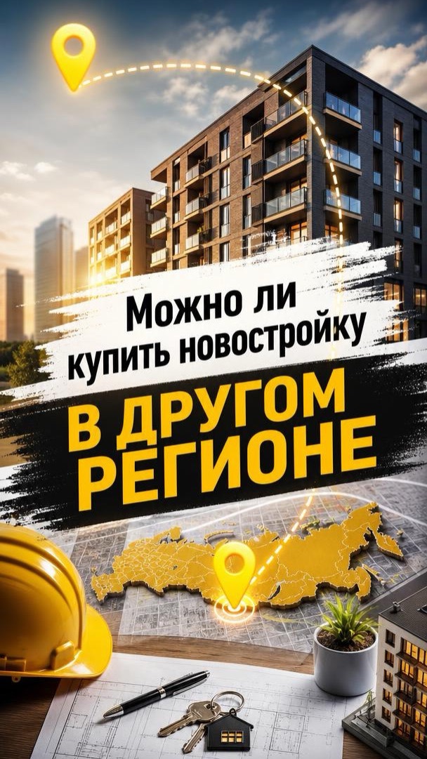 Можно ли купить новостройку в другом регионе?
