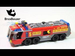 Пожарная машина аэропорта LEGO CITY 60061: скоростная сборка
