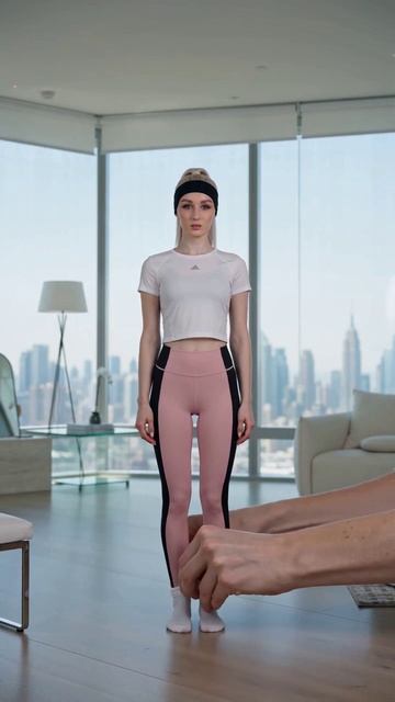 Тренд с переодеванием и большими руками через ИИ #trend #тренды