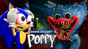 Соник играет POPPY PLAYTIME глава 1!!!