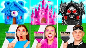 Домики Одного Цвета Челлендж # Смешные Моменты от Fun Challenge