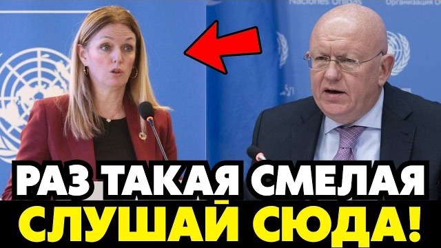 Небензя высмеял наглую европейскую провокаторшу! Зал аплодировал стоя! Браво.