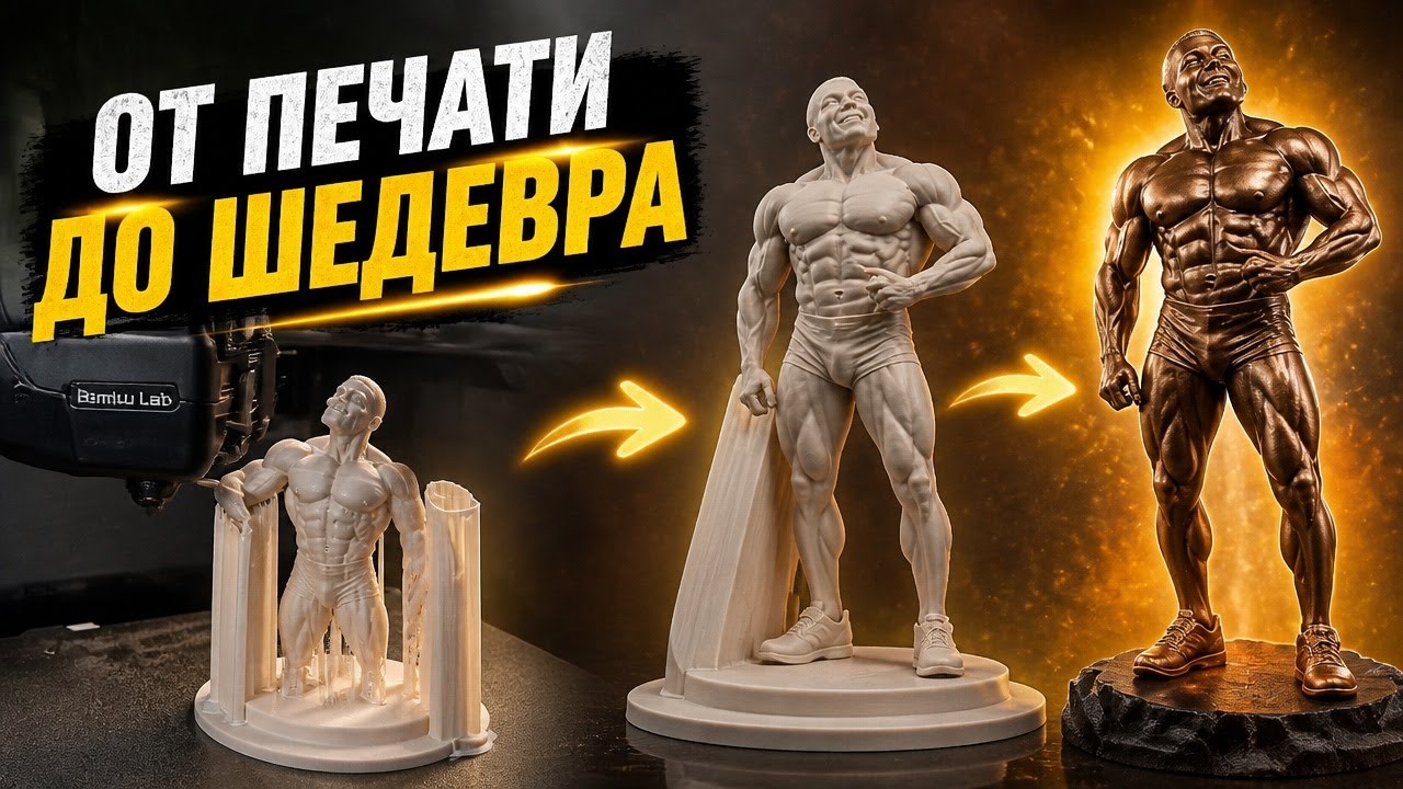 Как сделать уникальный подарок? | 3D печать копии человека