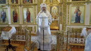Проповедь митрополита Леонтия в Спасо-Преображенском Толшевском женском монастыре