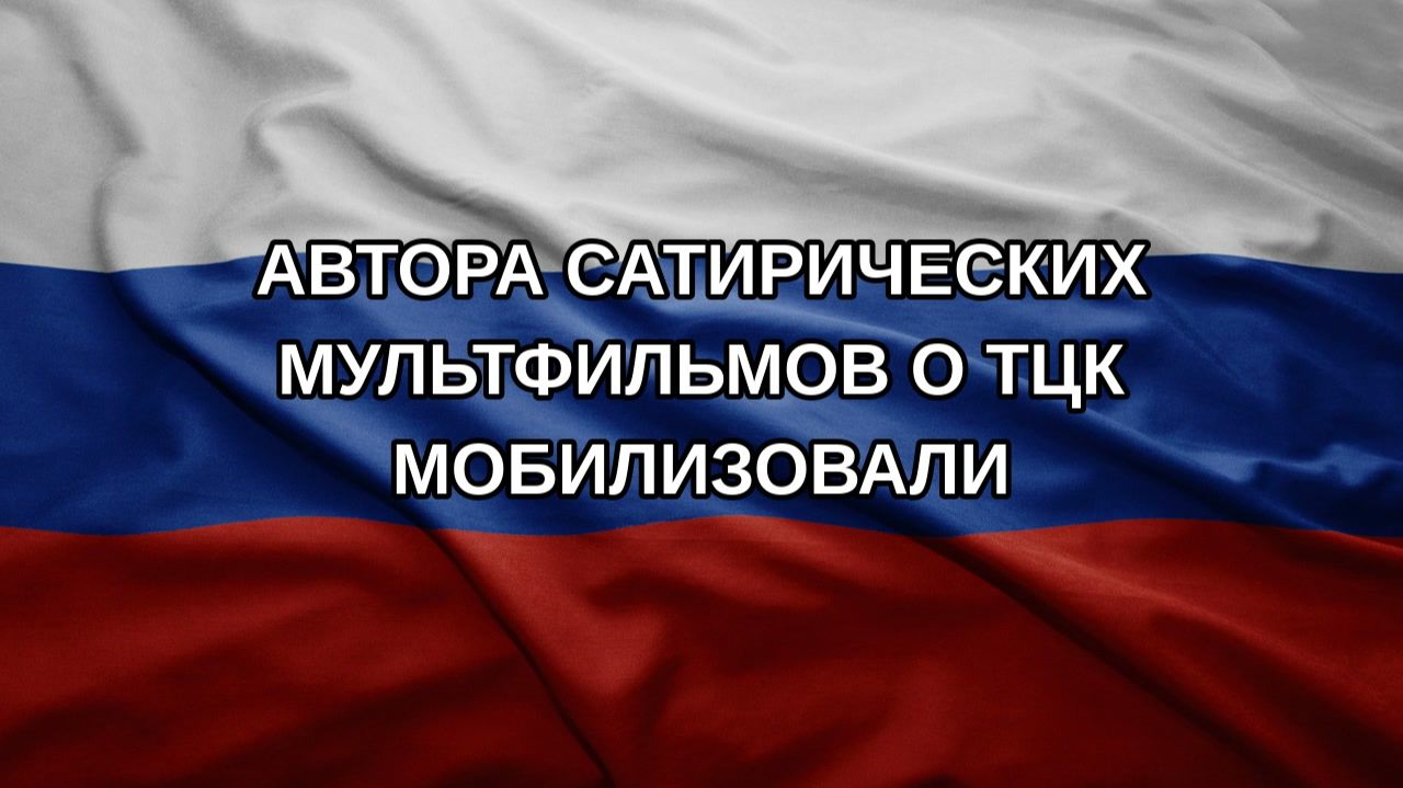 Автора сатирических мультфильмов о ТЦК мобилизовали