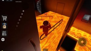 попытался пройти уровень лава в roblox