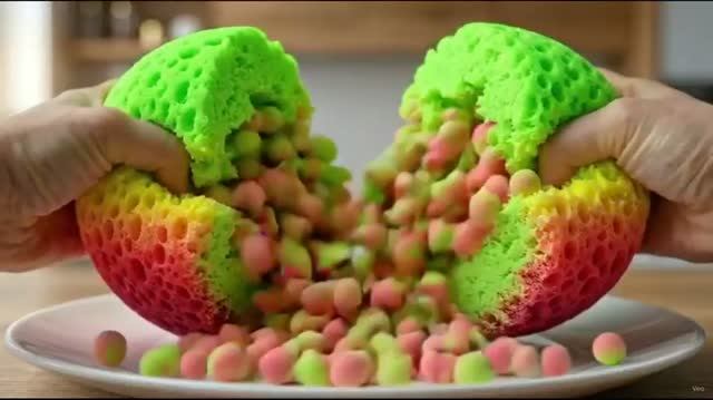 Fruits Ai ASMR For Satisfying 🍉🍑 Фруктовый ИИ АСМР для отдыха