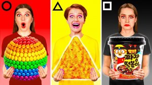 Геометрический Челлендж с Едой # Сумасшедшие Кулинарные Идеи с Fun Challenge