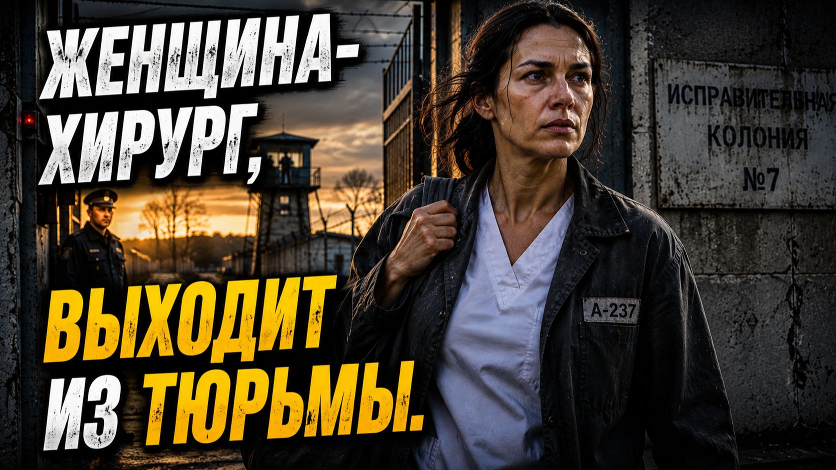 ЖЕНЩИНА-ХИРУРГ выйдя из ТЮРЬМЫ сдала КРАСНЫЙ ДИПЛОМ. А увидев фамилию ПЕРВОГО пациента побелела..