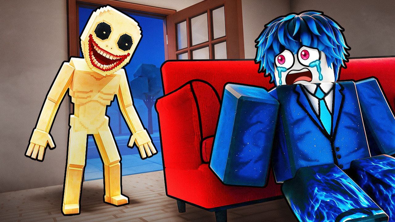 😱ОСТАЛСЯ ОДИН ДОМА! МОНСТР ПРИШЁЛ ЗА МНОЙ в ROBLOX!