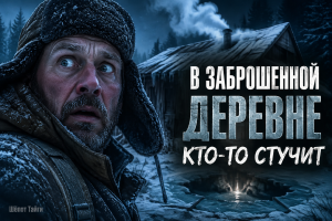 Стук под баней в заброшенной таёжной деревне