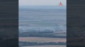 Боевая работа расчёта РСЗО «Град»