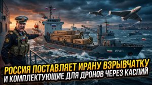 🔥 Каспийский конвейер: РФ поставляет компоненты для дронов и взрывчатку в Иран