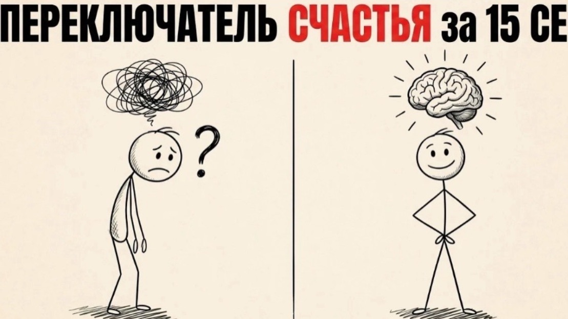 Как стать СЧАСТЛИВЕЕ за 15 секунд