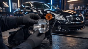 Замена отражателей на Infiniti EX и FX — Фары светят как новые
