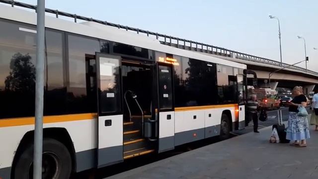 Автобус Голаз-622810-10 следует по маршруту 316(Ивантеевка-Москва)