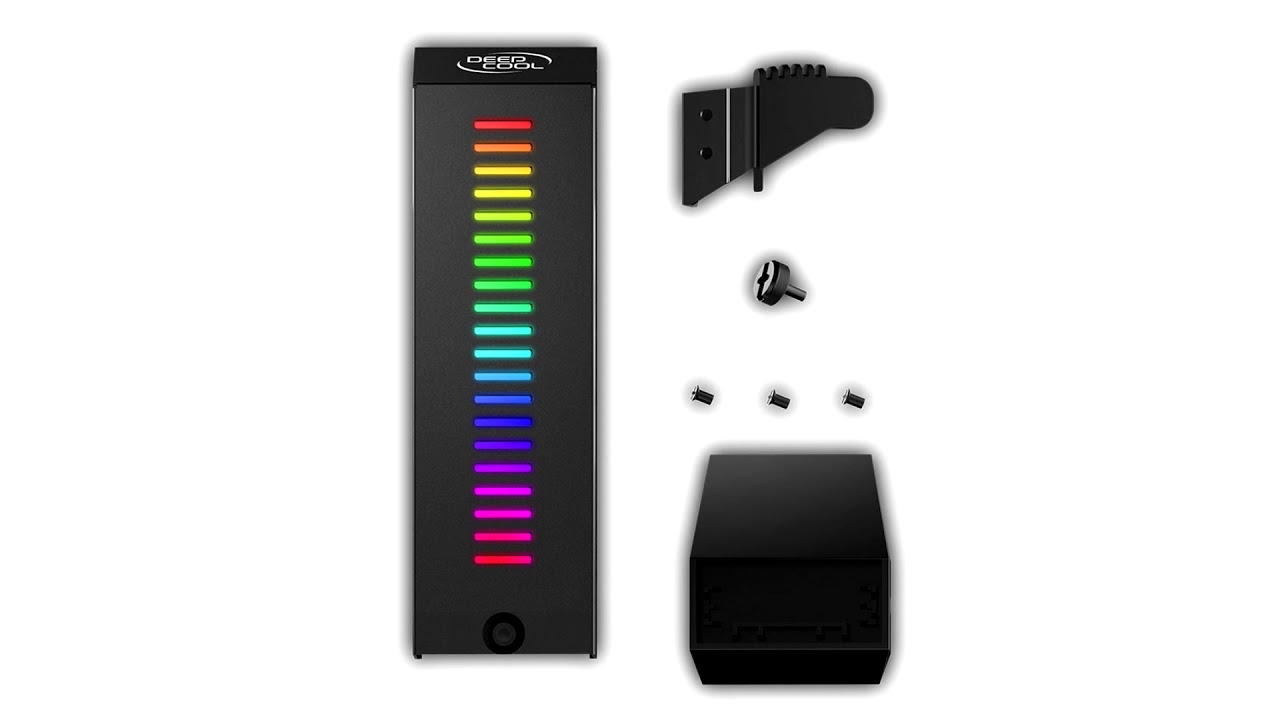 A VGA Stand With RGB LED And Power Routing, Courtesy DeepCool