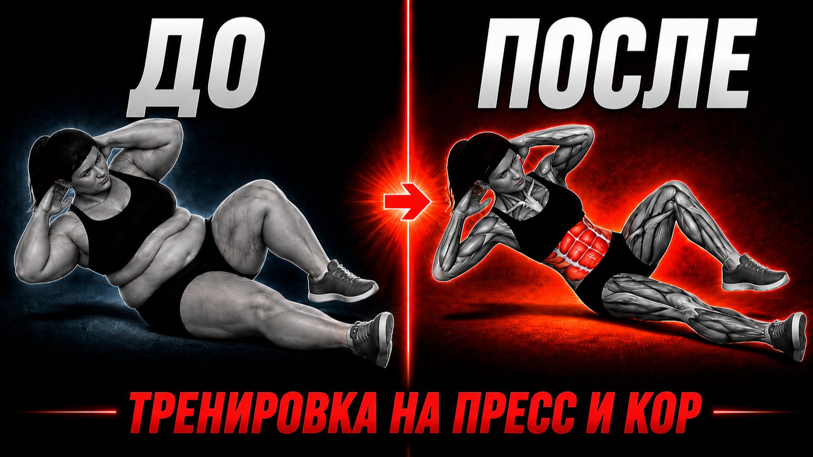 Эта 11 минутная тренировка для женщин заставит пресс работать по-настоящему