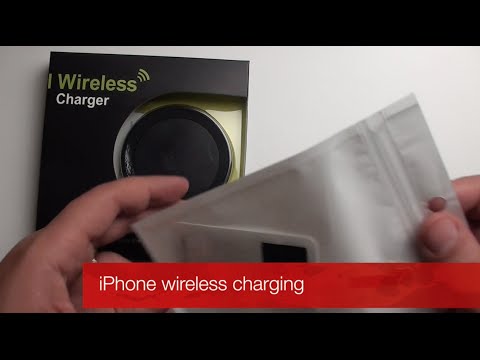 IPhone безжично зареждане Unboxing