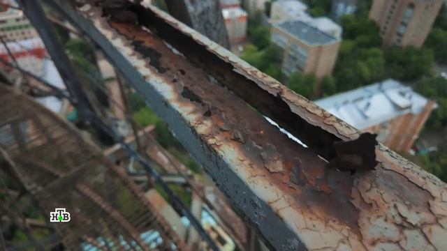 Фрагмент документального фильма НТВ - «25 лет на высоте». Шуховская башня