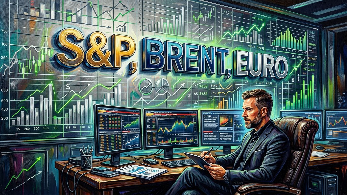 Обзор рынка 19.08.2026 | S&P500, BRENT, EURO