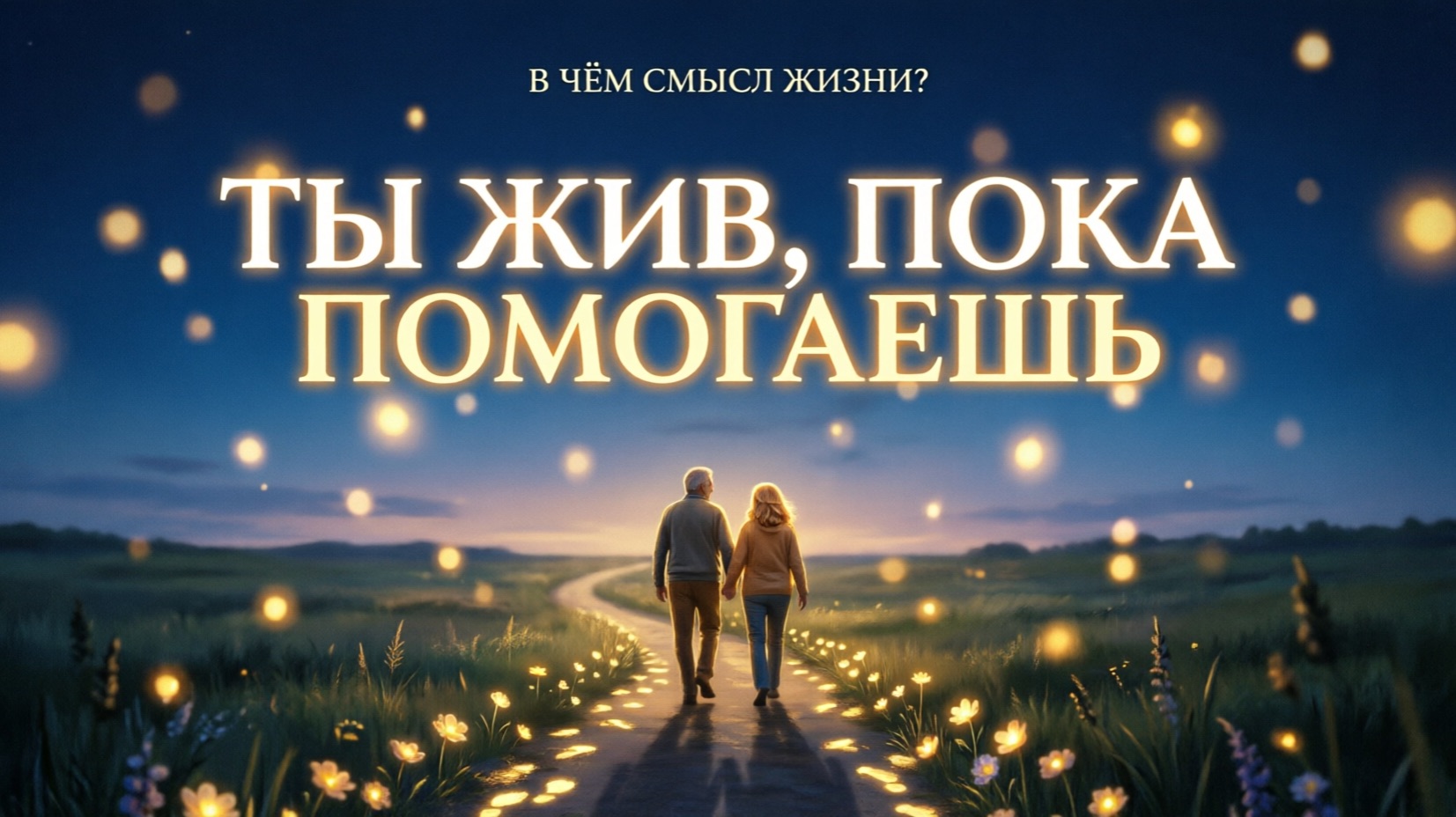 В чём смысл жизни? Ты жив, пока помогаешь