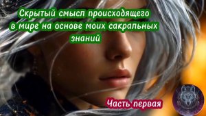 Скрытый смысл происходящего в мире на основе моих сакральных знаний. Часть первая.
