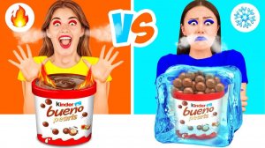 Холодная или Горячая Еда Челлендж # Забавные Лайфхаки с Едой от Fun Challenge