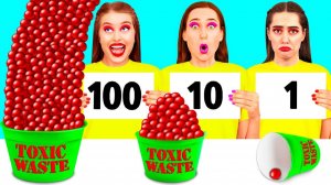 100 Слоев Еды Челлендж # Смешные Ситуации с Едой от Fun Challenge