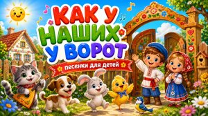 🎵 КАК у НАШИХ у ВОРОТ 💥 Музыкальные мультфильмы