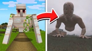 Мобы Minecraft пойманы в реальном мире!