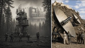 В тайге обнаружена вышка прошлой цивилизации отправляющая сигнал на Луну