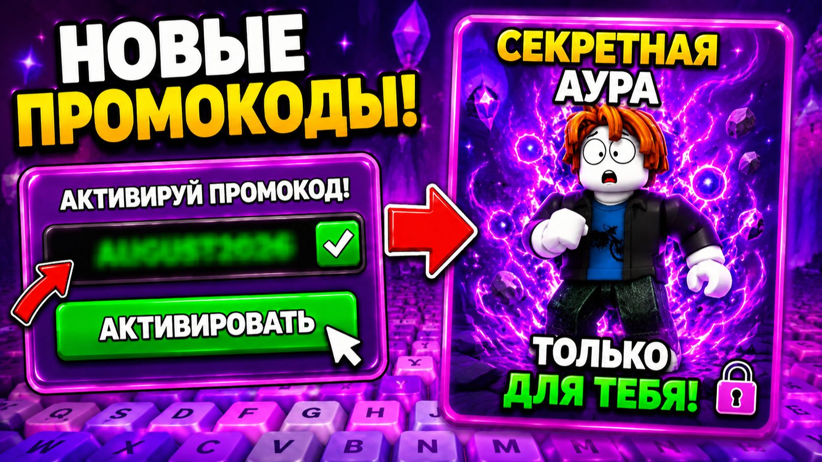 😱🔥 НОВЫЕ ПРОМОКОДЫ +1 KEYBOARD ESCAPE В ROBLOX АВГУСТ 2026! ВСЕ РАБОЧИЕ КОДЫ БЕГИ ПО КЛАВИАТУРЕ 😱