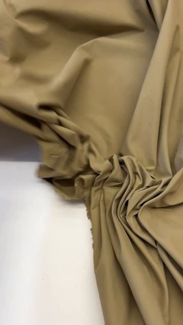 Курточный хлопок с п/э Lardini в оттенке кэмел